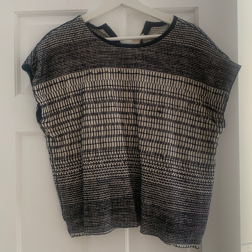 Hache cool textured top